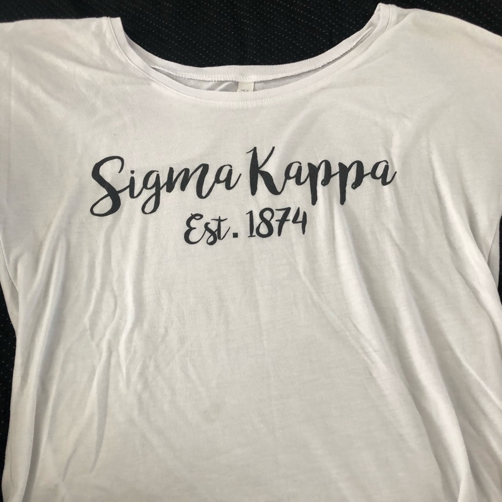 Sigma Kappa loose neck shirt